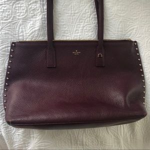 Burgundy Kate Spade Handbag